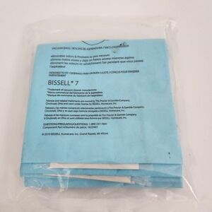 Bissell Style 7 Vacuum Bags with Febreze Odor Eliminator 3 Pack NEW